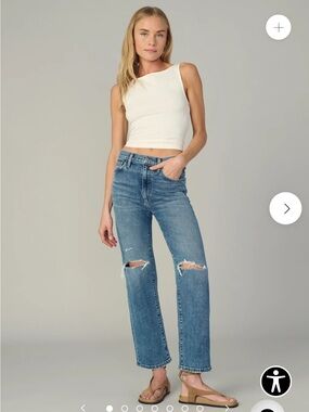 Joe's Jeans The Blake High Rise Wide Leg Crop